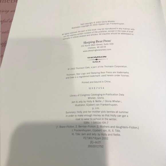 Jam And Jelly By Holly And Nellie Vintage Hardcover Book - Picture 8 of 11